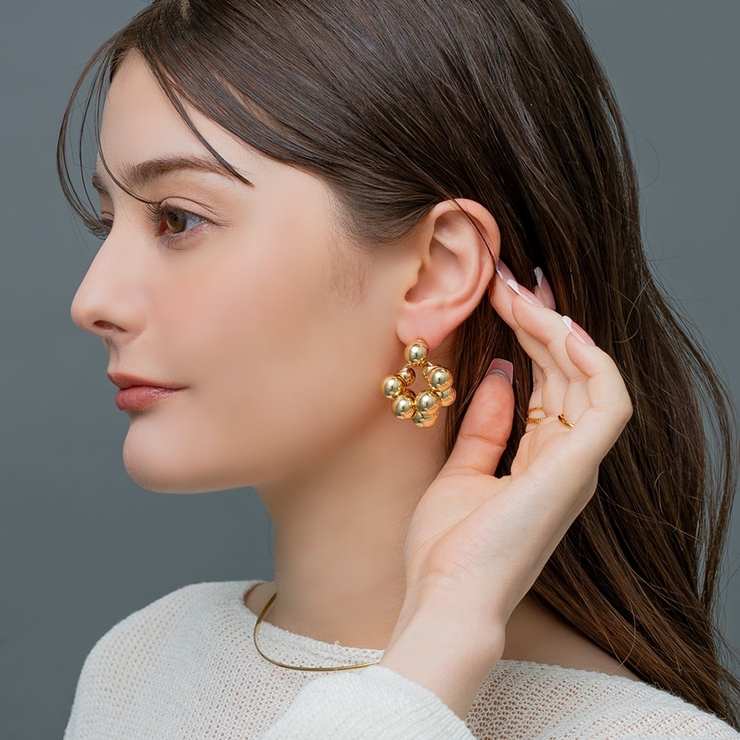 ピアス チタンポスト 低アレルギー | CREAM-DOT | 詳細画像8 