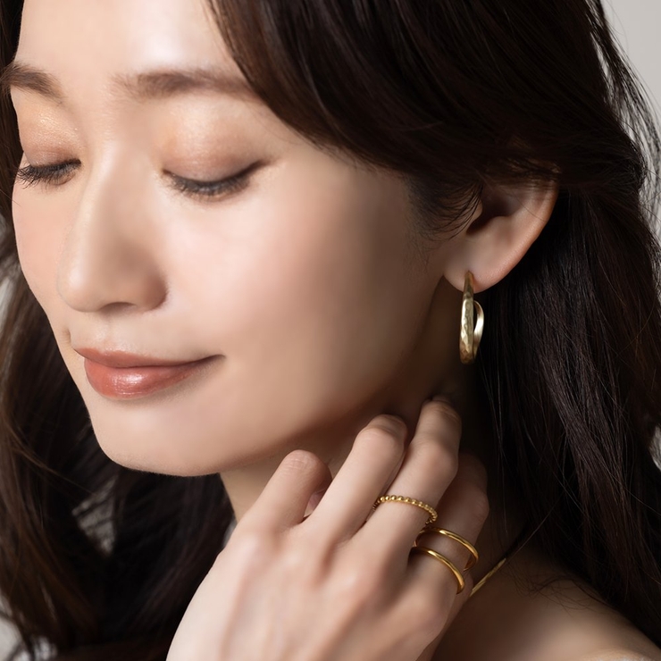 ピアス シルバーポスト 低アレルギー | CREAM-DOT | 詳細画像6 