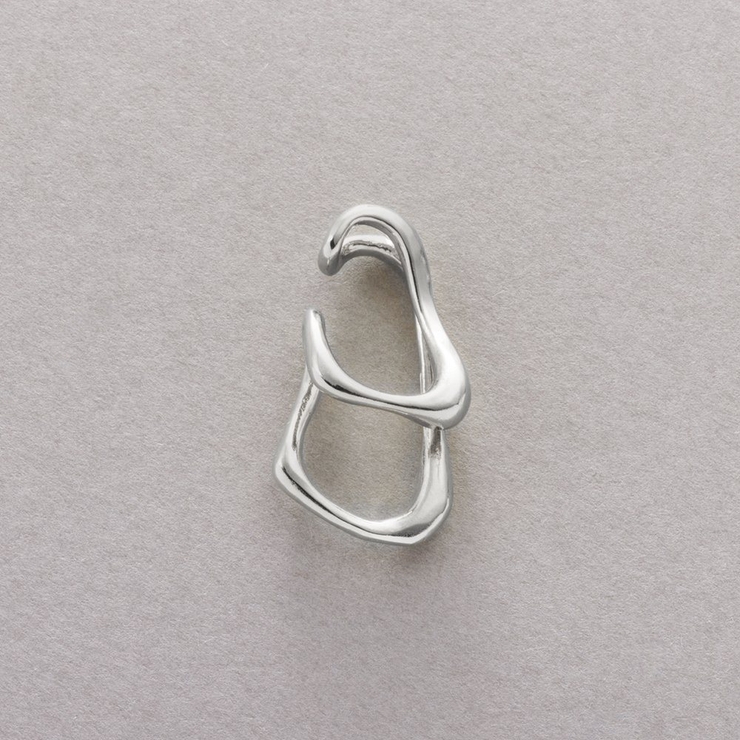 イヤーカフ ダブルライン メタル | CREAM-DOT | 詳細画像3 