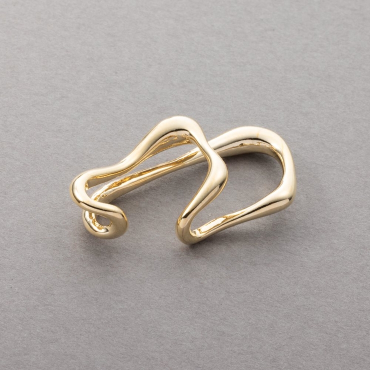 イヤーカフ ダブルライン メタル | CREAM-DOT | 詳細画像4 