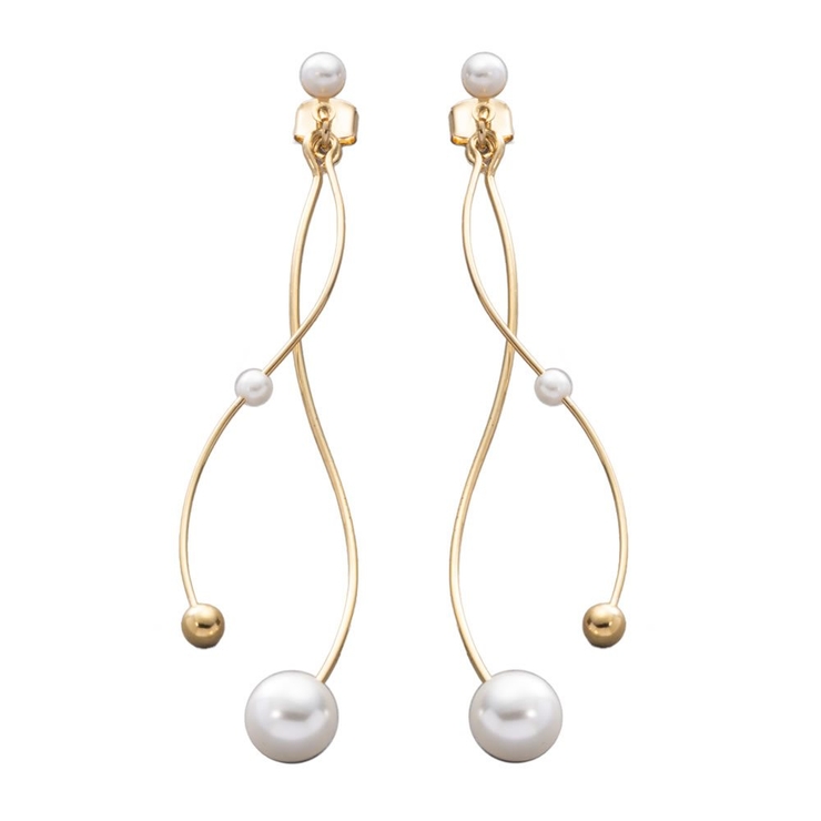 ゴールド | 選べる イヤリング ピアス | CREAM-DOT