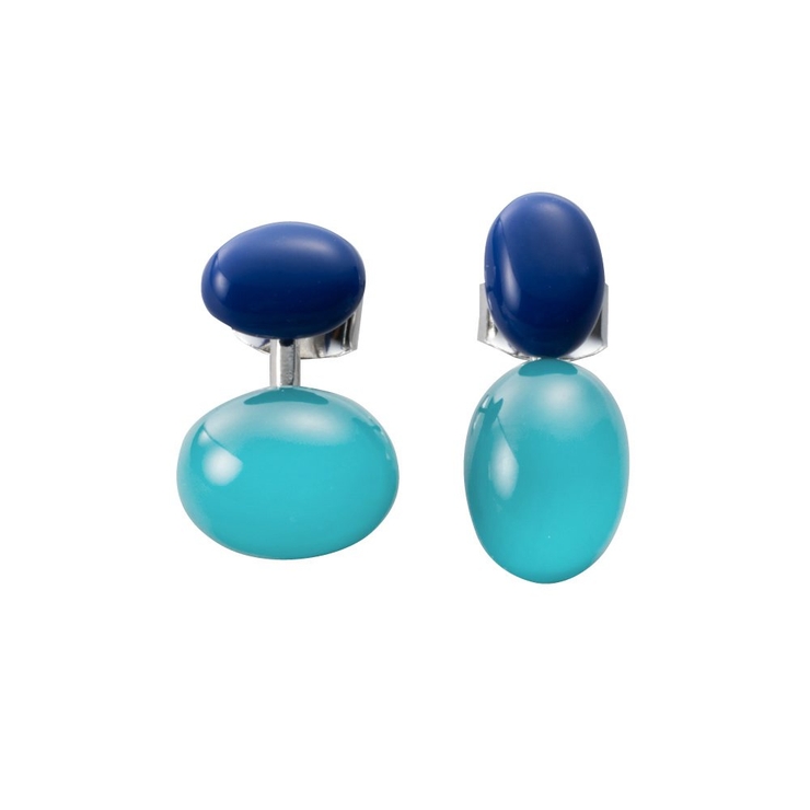 ネイビー | 選べる ピアス イヤリング | CREAM-DOT