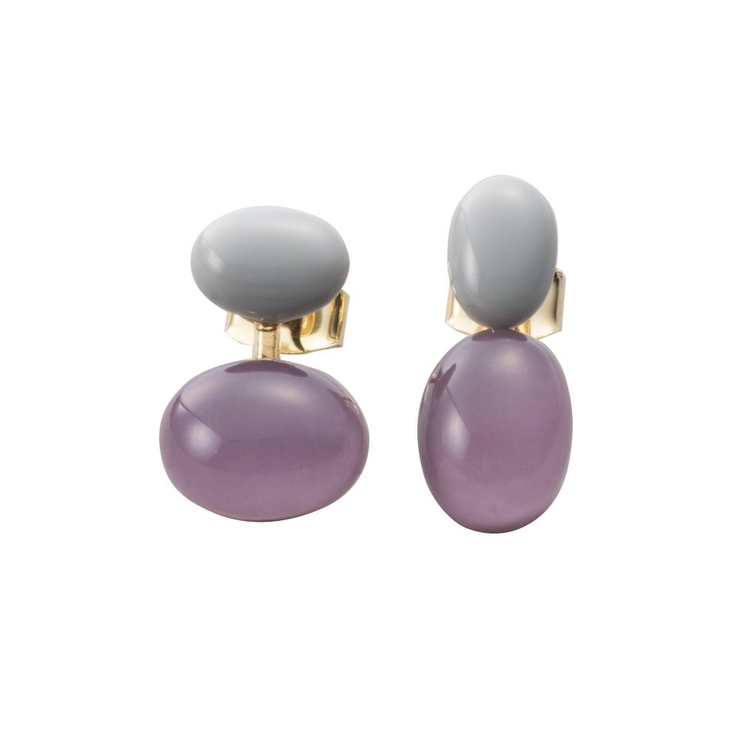 パープル | 選べる ピアス イヤリング | CREAM-DOT
