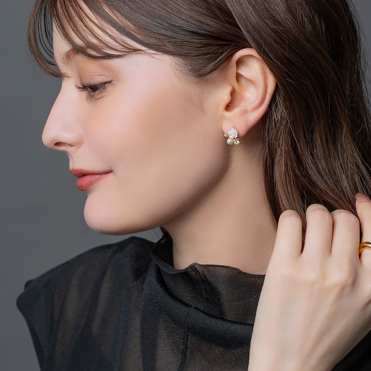 ピアス チタンポスト 低アレルギー | CREAM-DOT | 詳細画像6 