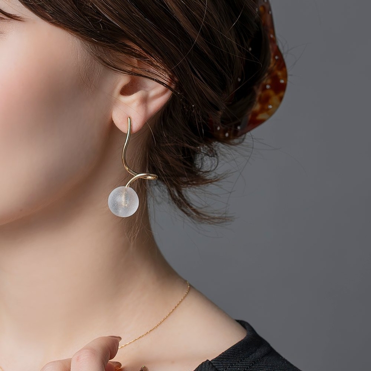 ピアス チタンポスト 低アレルギー | CREAM-DOT | 詳細画像6 