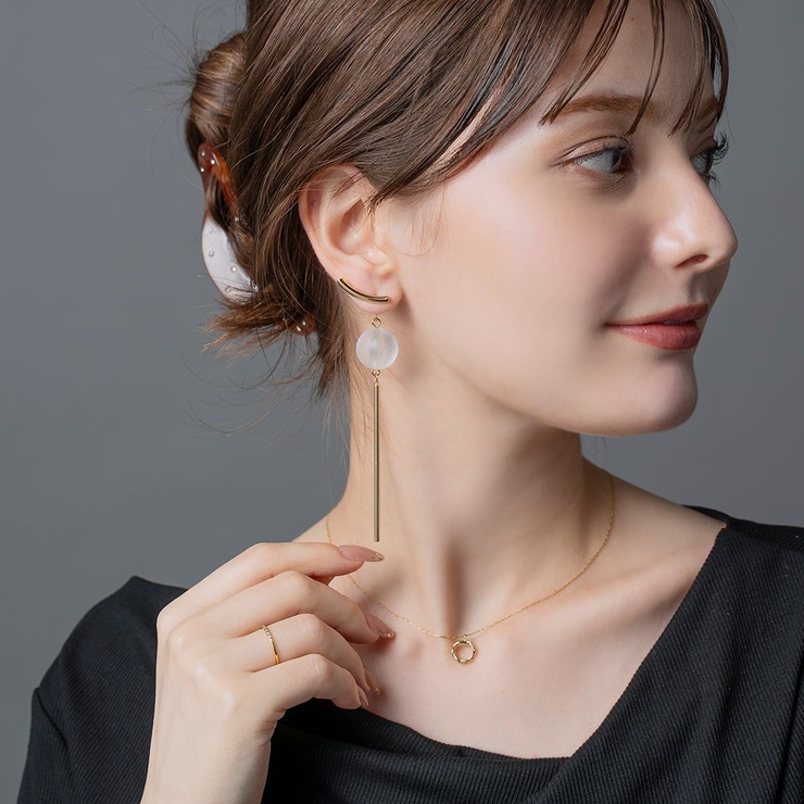 ピアス チタンポスト 低アレルギー | CREAM-DOT | 詳細画像7 