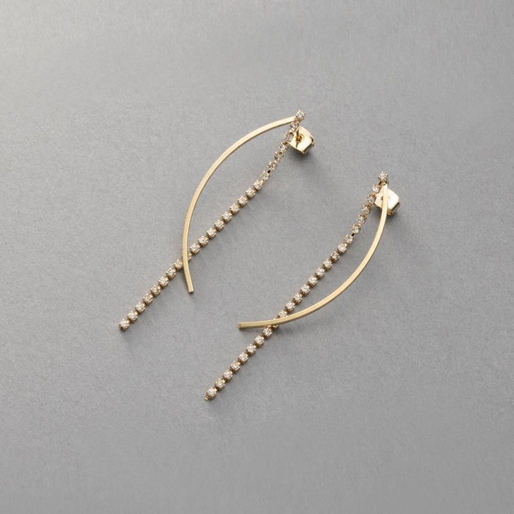 ピアス レディース ビジューライン | CREAM-DOT | 詳細画像4 