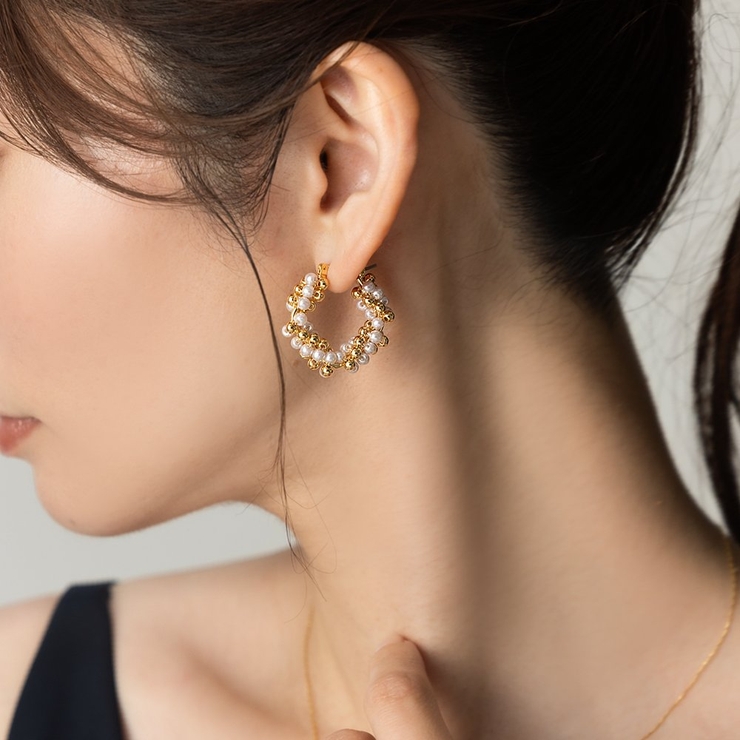 ピアス チタンポスト 低アレルギー | CREAM-DOT | 詳細画像6 