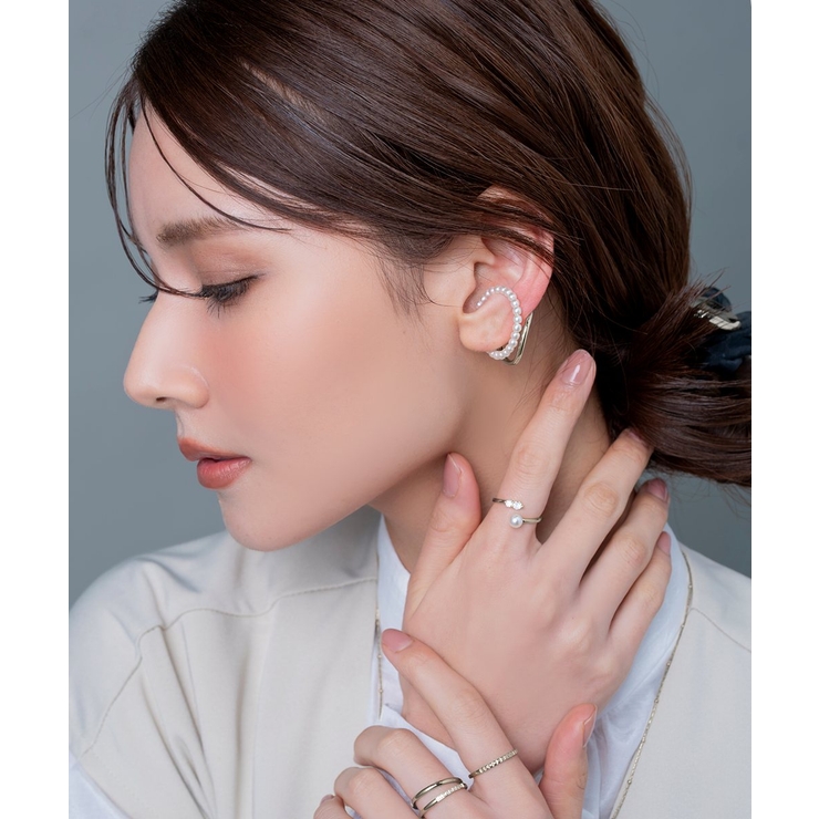 イヤーカフ パール メタル | CREAM-DOT | 詳細画像8 