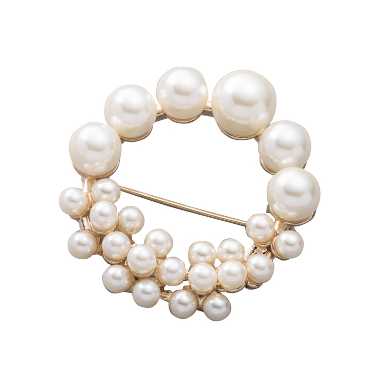 ゴールド | ブローチ フォーマル 卒業式 | CREAM-DOT