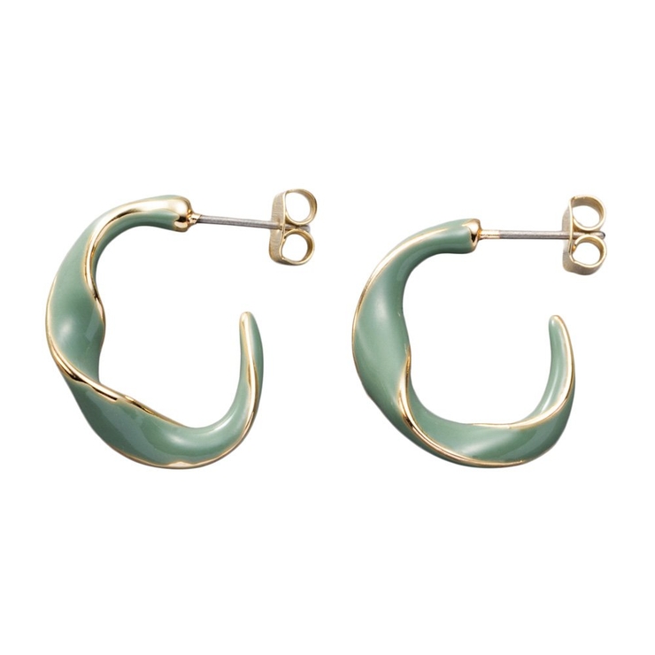 ミント | ピアス チタンポスト 低アレルギー | CREAM-DOT