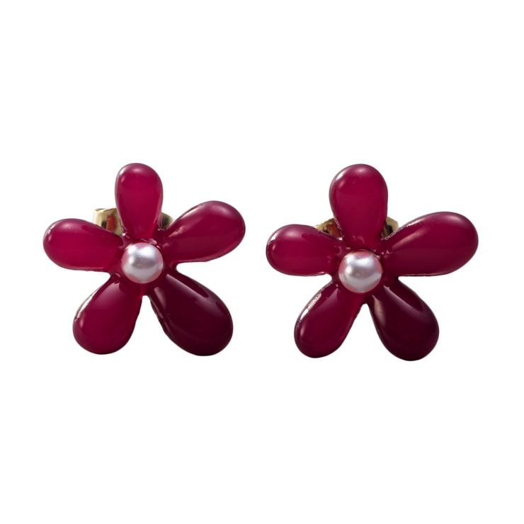 ワイン | ピアス チタンポスト 低アレルギー | CREAM-DOT