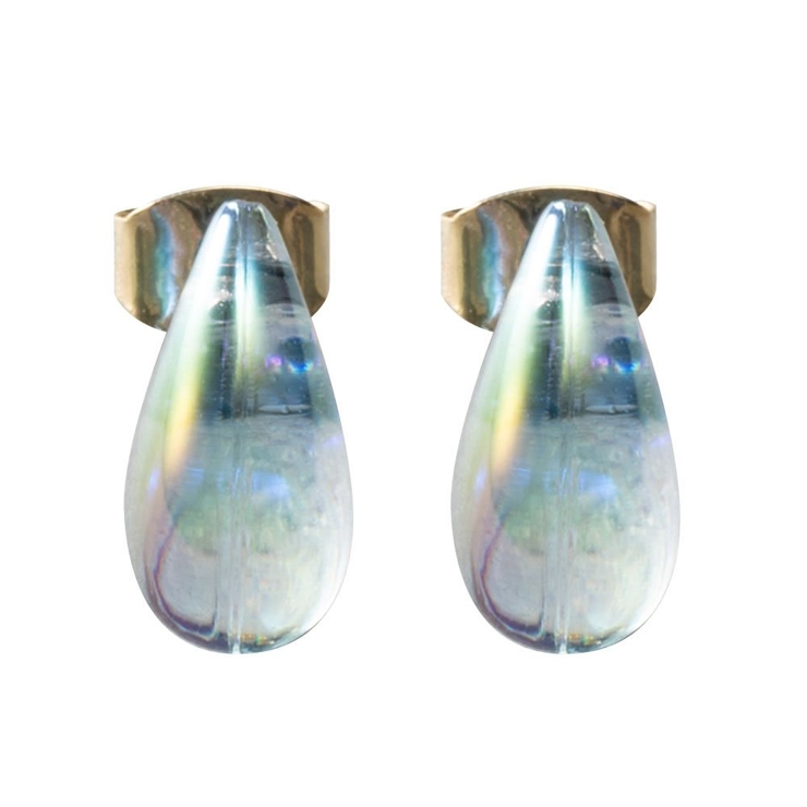 ブルー | ピアス チタンポスト 低アレルギー | CREAM-DOT