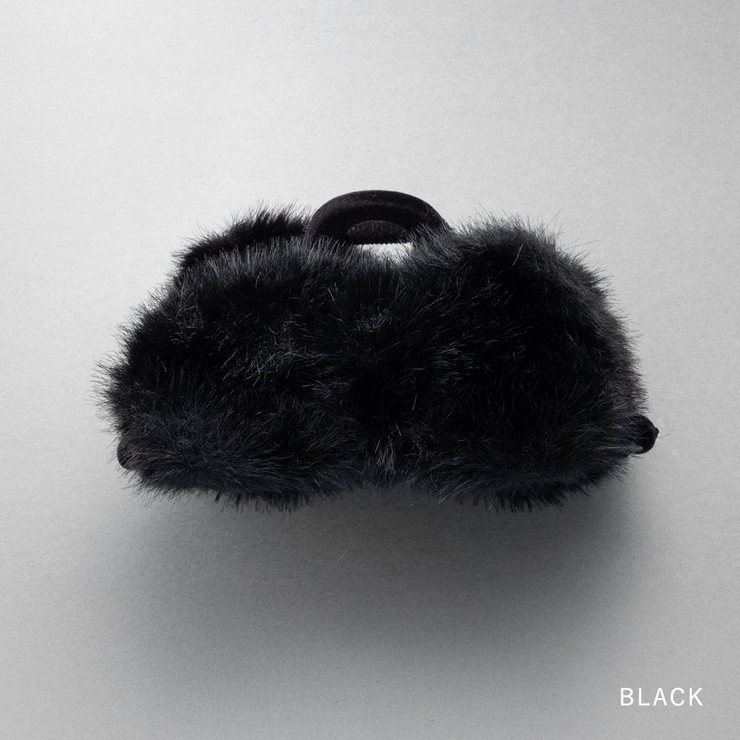 バンスクリップ ヘアクリップ ファー | CREAM-DOT | 詳細画像5 