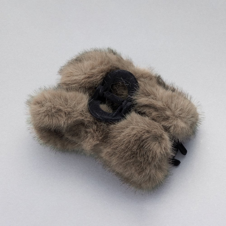 バンスクリップ ヘアクリップ ファー | CREAM-DOT | 詳細画像6 