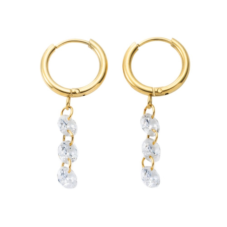 ゴールド | ステンレス製 ピアス 金属アレルギー | CREAM-DOT