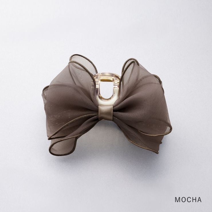 バンスクリップ ヘアクリップ リボン | CREAM-DOT | 詳細画像4 