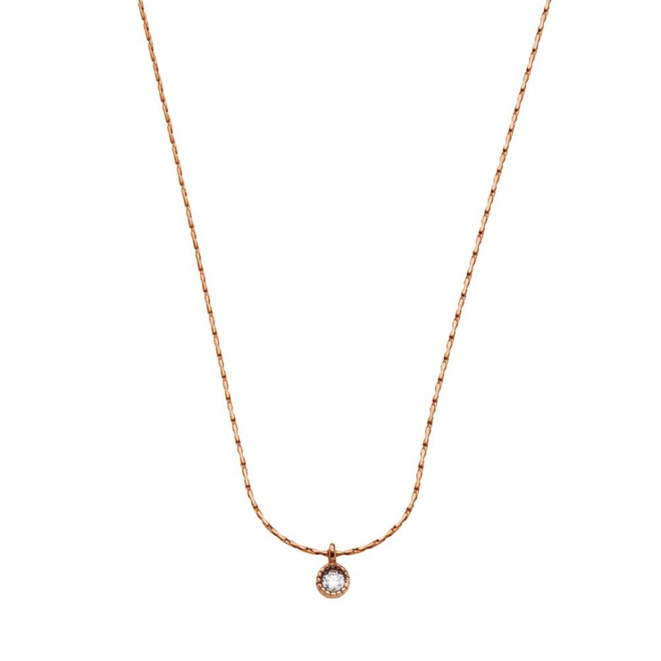 ピンクゴールド | サージカルステンレス 金属アレルギー対応 ネックレス | CREAM-DOT