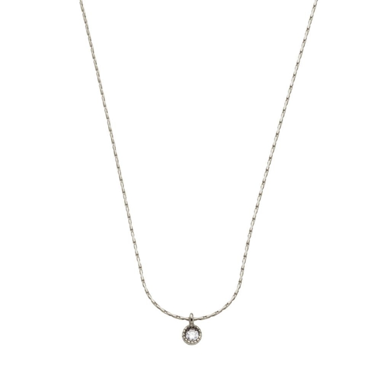 シルバー | サージカルステンレス 金属アレルギー対応 ネックレス | CREAM-DOT