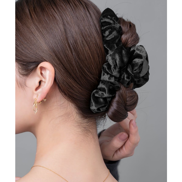 バンスクリップ ヘアクリップ ベロア | CREAM-DOT | 詳細画像9 