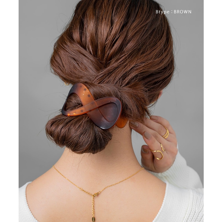 バンスクリップ ヘアクリップ ループ型 | CREAM-DOT | 詳細画像13 