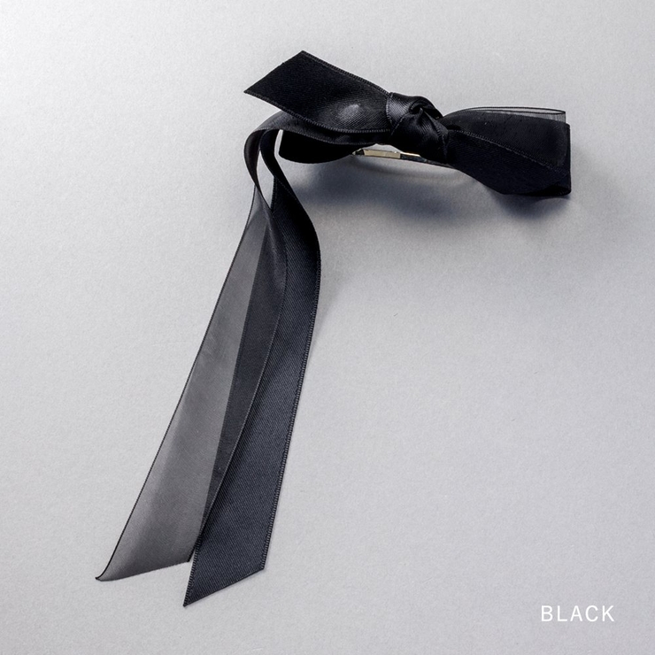 バレッタ リボン 異素材 | CREAM-DOT | 詳細画像4 