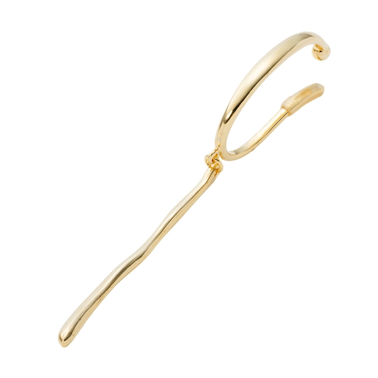 C：ゴールド | 金属アレルギー対応 イヤーカフ ニッケルフリー | CREAM-DOT