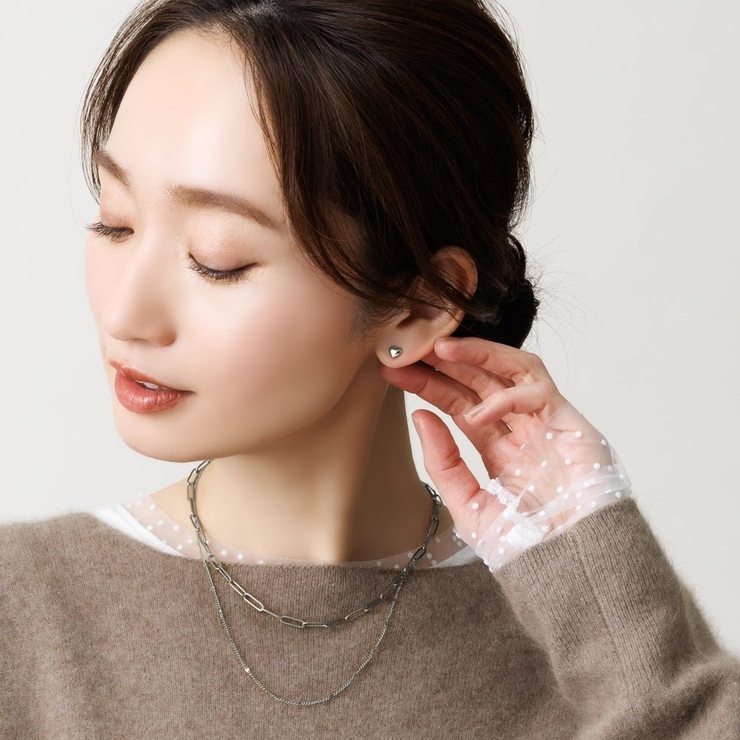 金属アレルギー対応 穴不要 ピアス見え | CREAM-DOT | 詳細画像11 