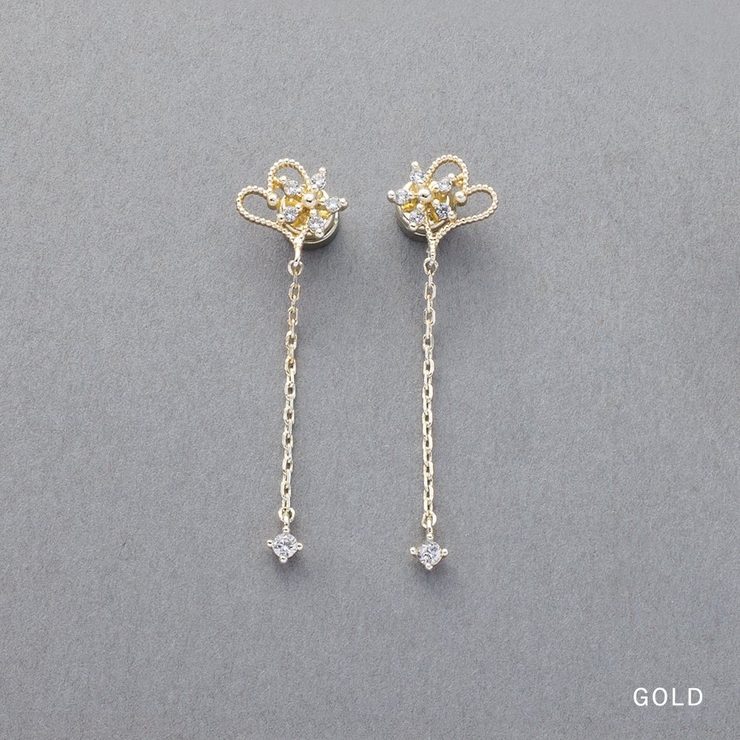 金属アレルギー対応 穴不要 ピアス見え | CREAM-DOT | 詳細画像5 