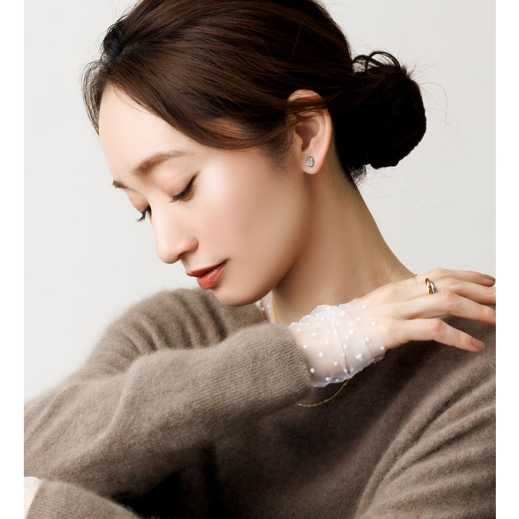金属アレルギー対応 穴不要 ピアス見え | CREAM-DOT | 詳細画像12 