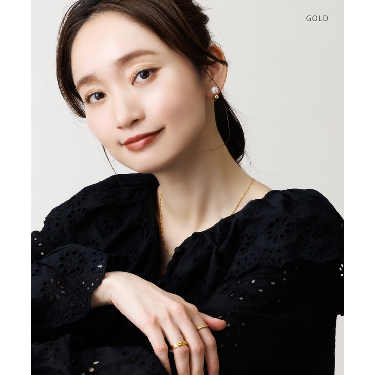 金属アレルギー対応 穴不要 ピアス見え | CREAM-DOT | 詳細画像8 