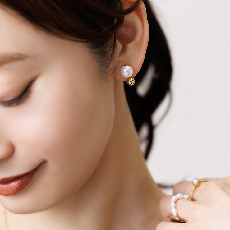 金属アレルギー対応 穴不要 ピアス見え | CREAM-DOT | 詳細画像9 