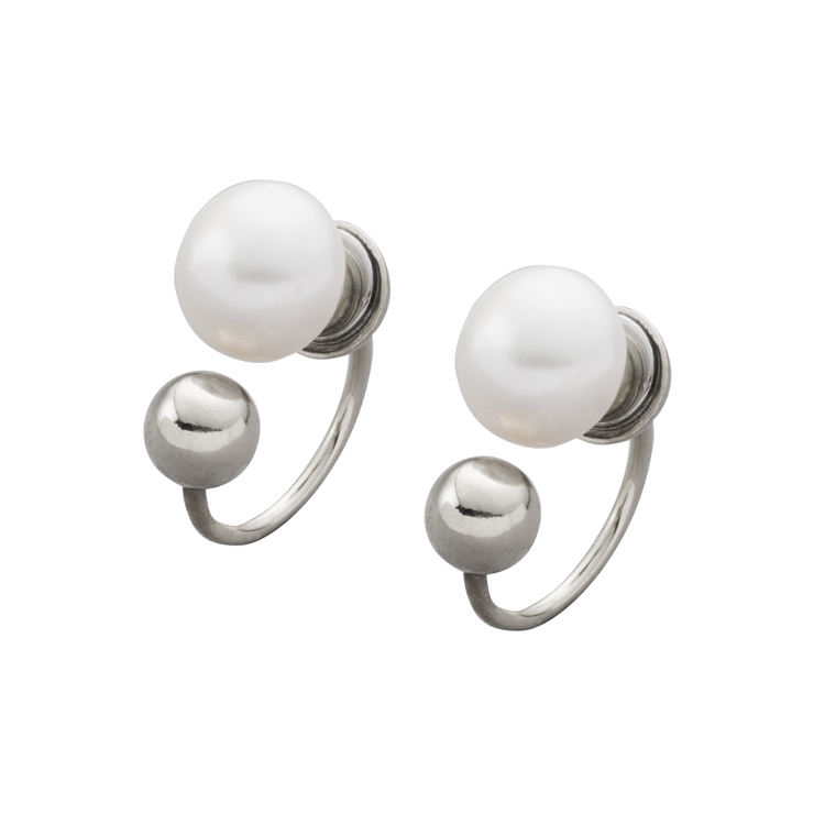 シルバー | 金属アレルギー対応 穴不要 ピアス見え | CREAM-DOT