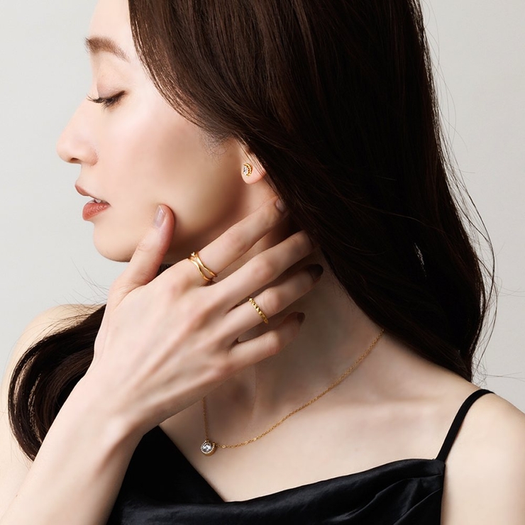 金属アレルギー対応 穴不要 ピアス見え | CREAM-DOT | 詳細画像9 