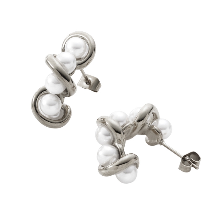 シルバー | サージカルステンレス 金属アレルギー対応 ピアス | CREAM-DOT