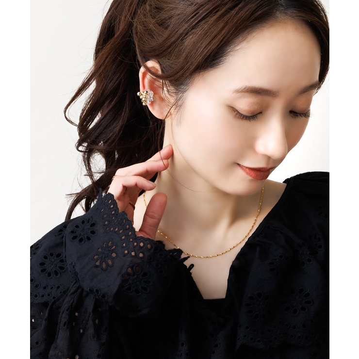 金属アレルギー対応 イヤーカフ ニッケルフリー | CREAM-DOT | 詳細画像8 