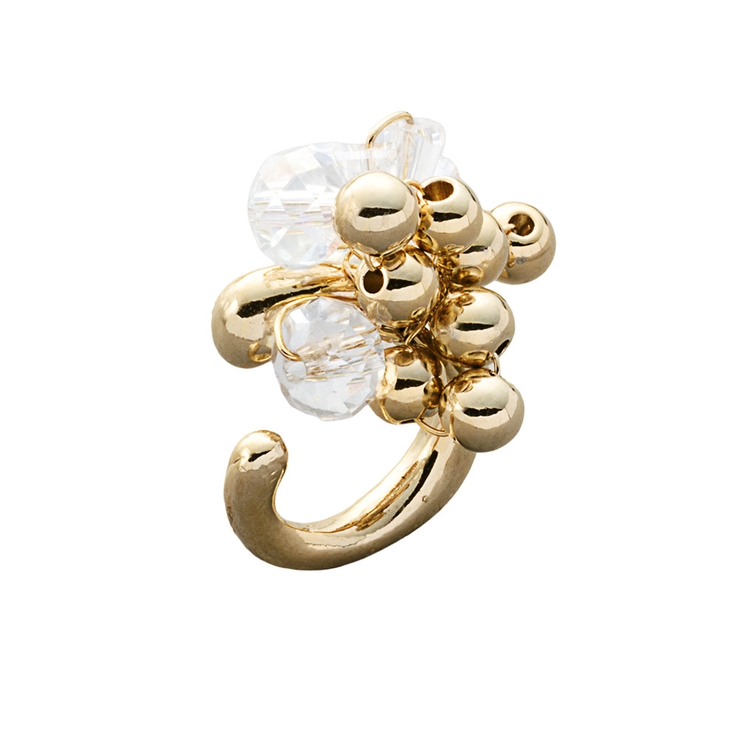 ゴールド | 金属アレルギー対応 イヤーカフ ニッケルフリー | CREAM-DOT