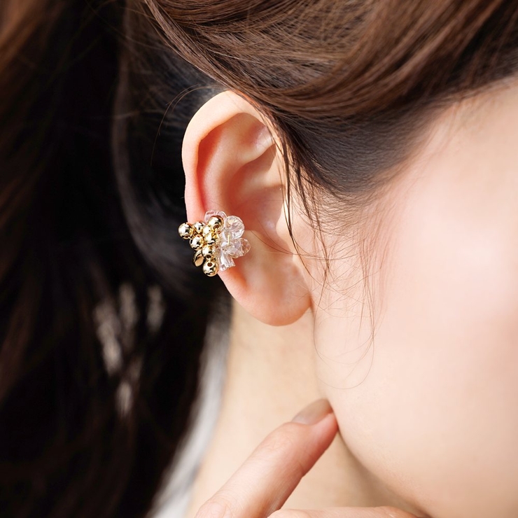 金属アレルギー対応 イヤーカフ ニッケルフリー | CREAM-DOT | 詳細画像1 