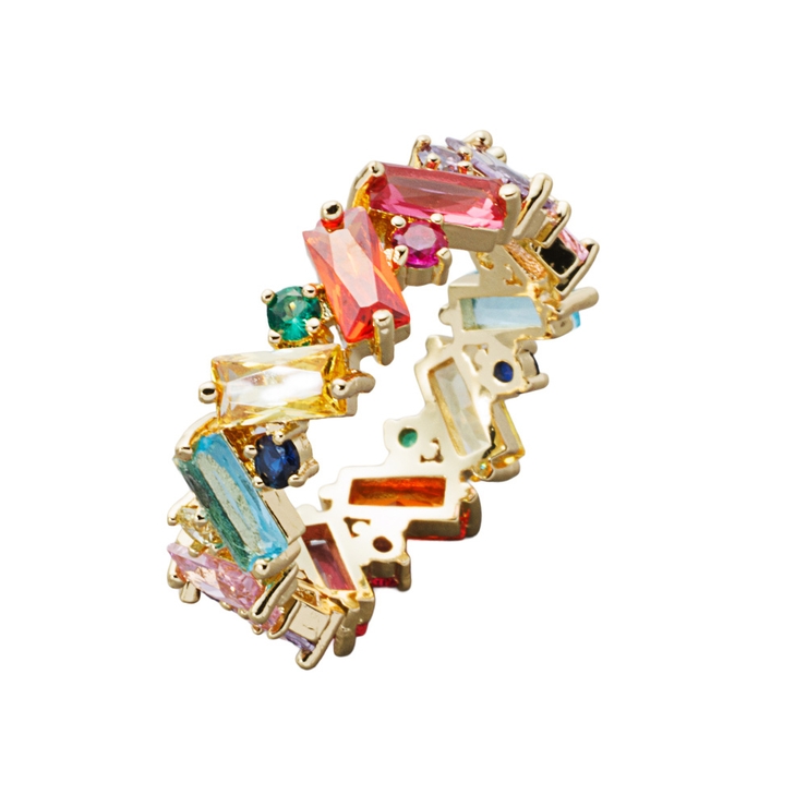 ミックスゴールド | リング 指輪 18kコーティング | CREAM-DOT