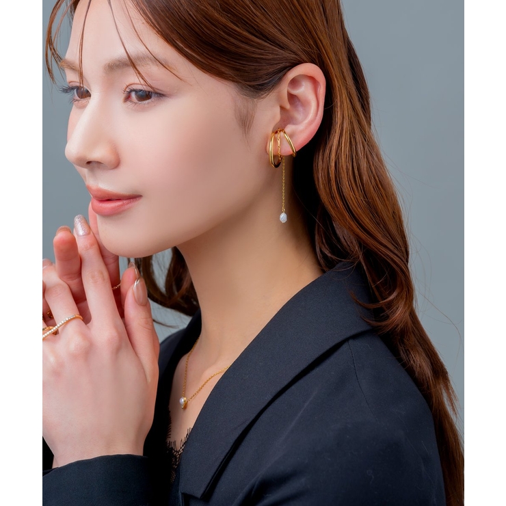 金属アレルギー対応 イヤーカフ ニッケルフリー | CREAM-DOT | 詳細画像9 