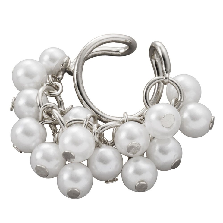 シルバー | 金属アレルギー対応 イヤーカフ ニッケルフリー | CREAM-DOT