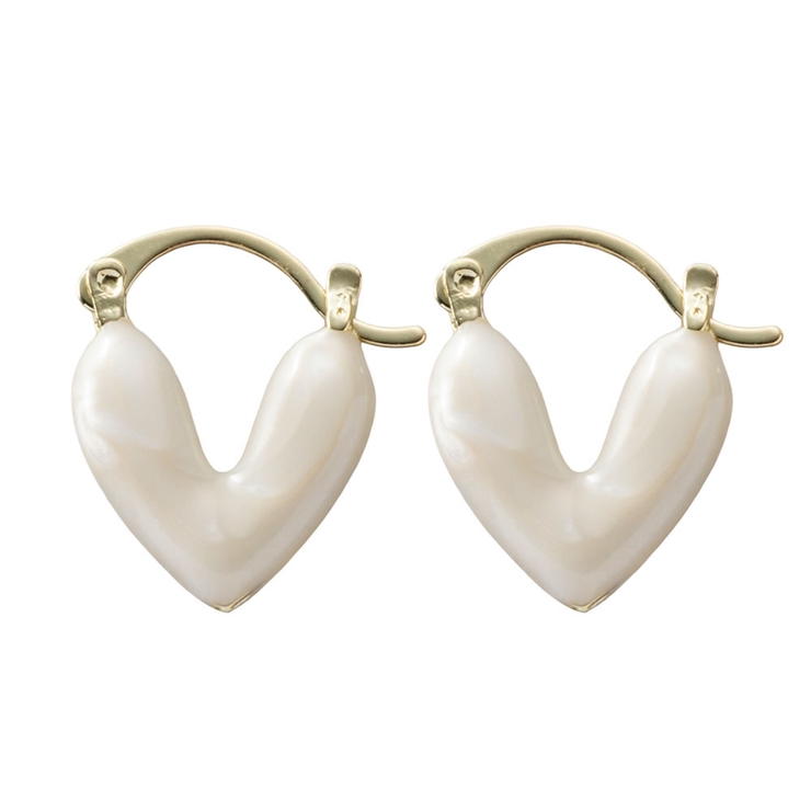 アイボリー | 金属アレルギー対応 ピアス ニッケルフリー | CREAM-DOT