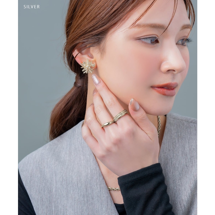 金属アレルギー対応 選べる イヤリング | CREAM-DOT | 詳細画像11 