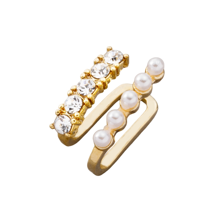 ゴールド | 金属アレルギー対応 イヤーカフ ニッケルフリー | CREAM-DOT