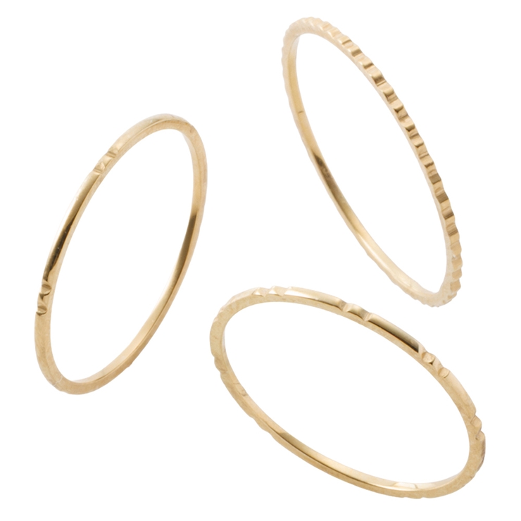 ゴールド | サージカルステンレス 金属アレルギー対応 3点セット | CREAM-DOT