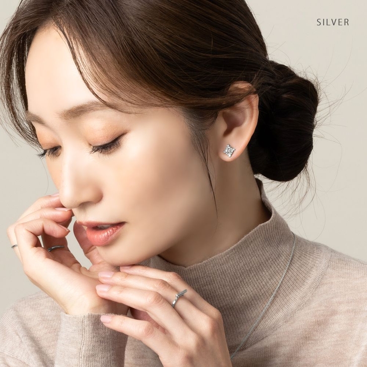 金属アレルギー対応 穴不要 ピアス見え | CREAM-DOT | 詳細画像10 