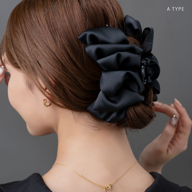 バンスクリップ ヘアクリップ フリル | CREAM-DOT | 詳細画像9 
