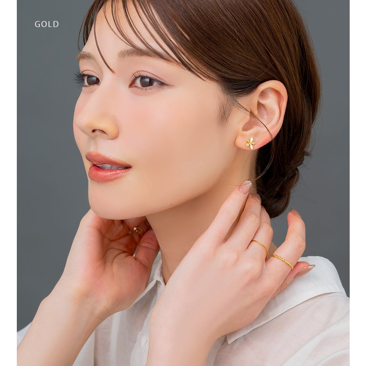 金属アレルギー対応 ピアス ニッケルフリー | CREAM-DOT | 詳細画像10 
