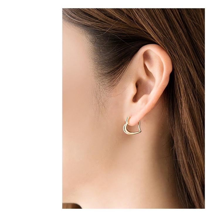 ピアス フープピアス 18kコーティング | CREAM-DOT | 詳細画像6 