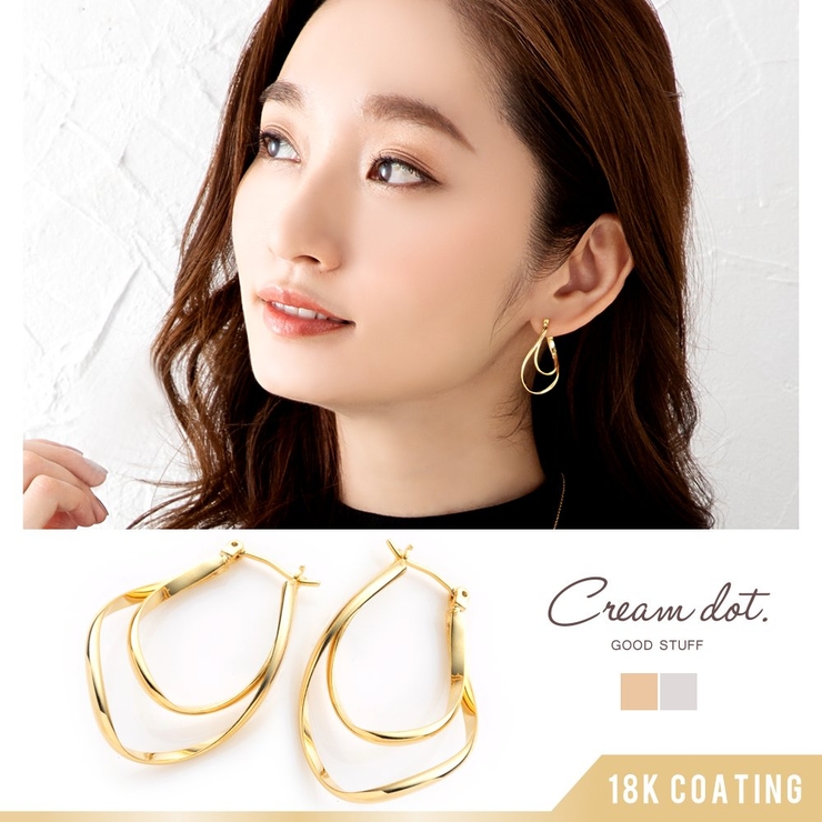 ピアス 金属アレルギー ニッケルフリー | CREAM-DOT | 詳細画像1 